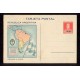 ARGENTINA 1934 ENTERO TARJETA POSTAL RI T 76 SOBRECARGA SERVICIO OFICIAL M.R.C. RARISIMO