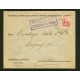 ARGENTINA SERVICIO OFICIAL 1916 CARTA CERTIFICADA LABRADOR M.G. MINISTERIO DE GUERRA