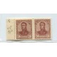 ARGENTINA 1908 GJ 285b  PAREJA CON Y SIN FIL. MINT U$ 60