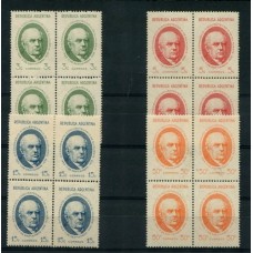 ARGENTINA 1938 GJ 818/21 SERIE COMPLETA CUADROS NUEVOS MINT U$ 48