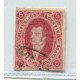 ARGENTINA 1867 GJ 32 RIVADAVIA 7ma TIRADA ESTAMPILLA SIN DENTAR PE 14 U$ 120