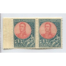 ARGENTINA 1908 GJ 299b PAREJA CON Y SIN FILIGRANA NUEVA MAGNIFICA CALIDAD RARA U$ 95