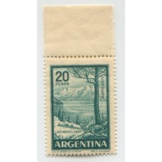 ARGENTINA 1959 GJ 1145A EL RARO MATE NACIONAL EN MINT U$ 100