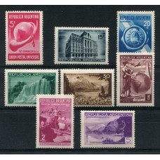 ARGENTINA 1939 GJ 823/830 SERIE COMPLETA UPU NUEVA VALOR CAT. U$ 105