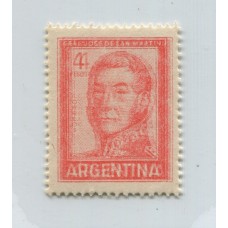 ARGENTINA 1959 GJ 1138a VARIEDAD DOBLE IMPRESIÓN ESTAMPILLA MINT RARA u$ 50
