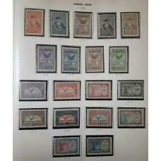 ARGENTINA 1928 GJ 636/654 SERIE COMPLETA AEREA, ESTAMPILLAS NUEVAS CON GOMA, MUY LINDA U$ 160